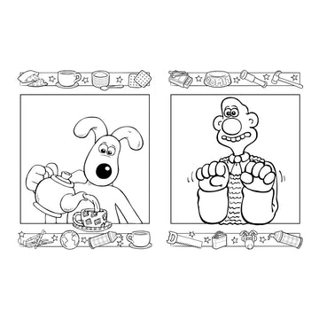 WALLACE & GROMIT- THE OFFICIAL COLOURING BOOK